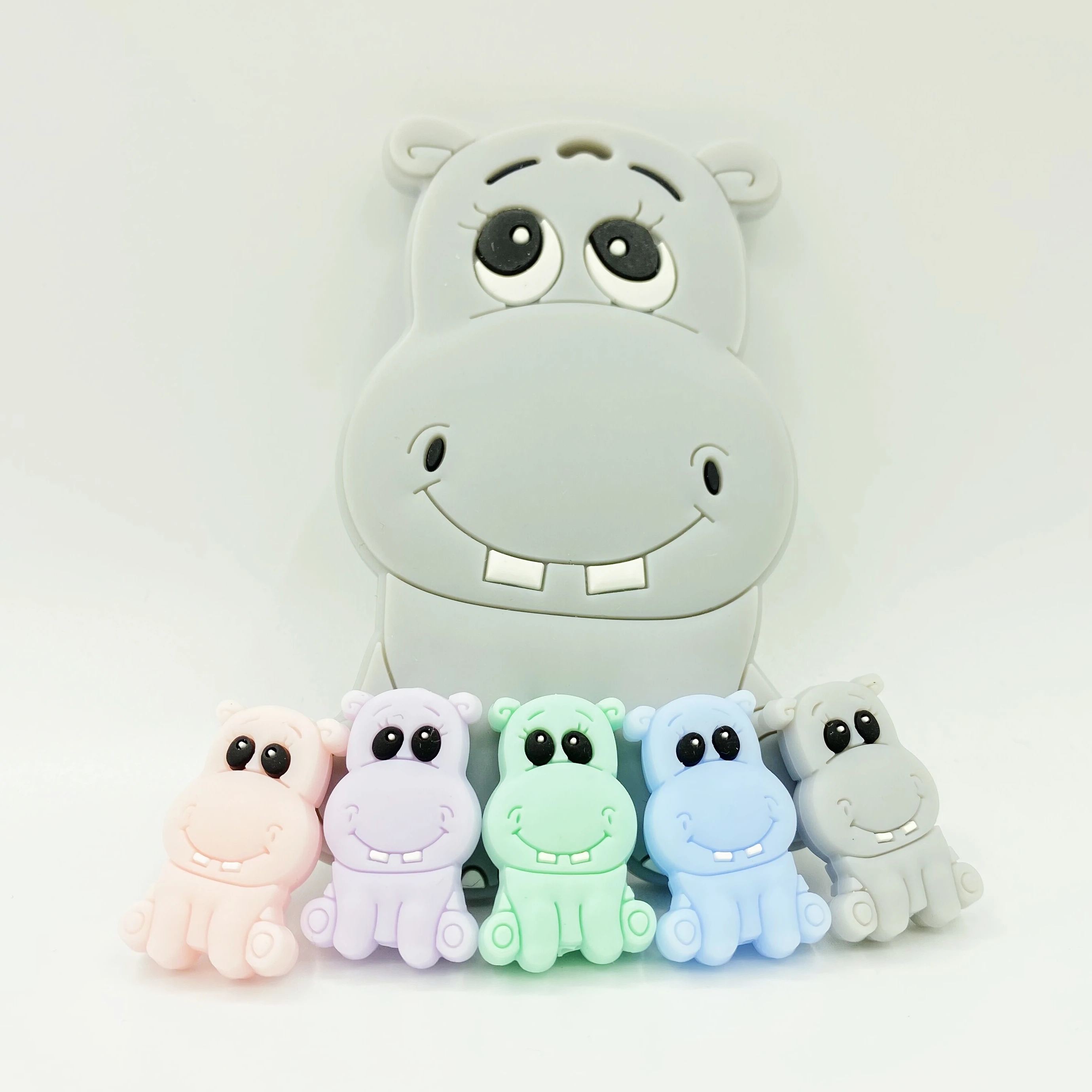 Бусины силиконовые для детского прорезывателя 5 шт. | Мать и ребенок