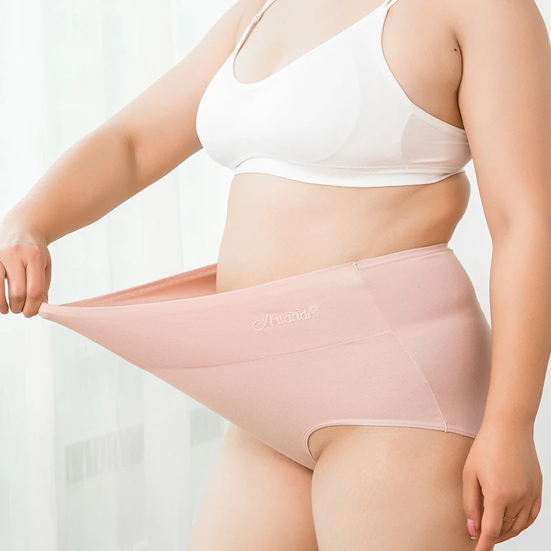 ZJX размера плюс 5XL 4 шт./компл. Высокая талия женские трусики хлопковые нижнее