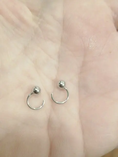 

S925 sterling silver small bohimia ear bone temperament simple hypoallergenic ear ring personality earrings for women female