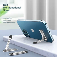 oatsbasf portable mini phone holder aluminum cell phone holder support for iphone 12 13 pro max xiaomi tablet ipad desktop stand
