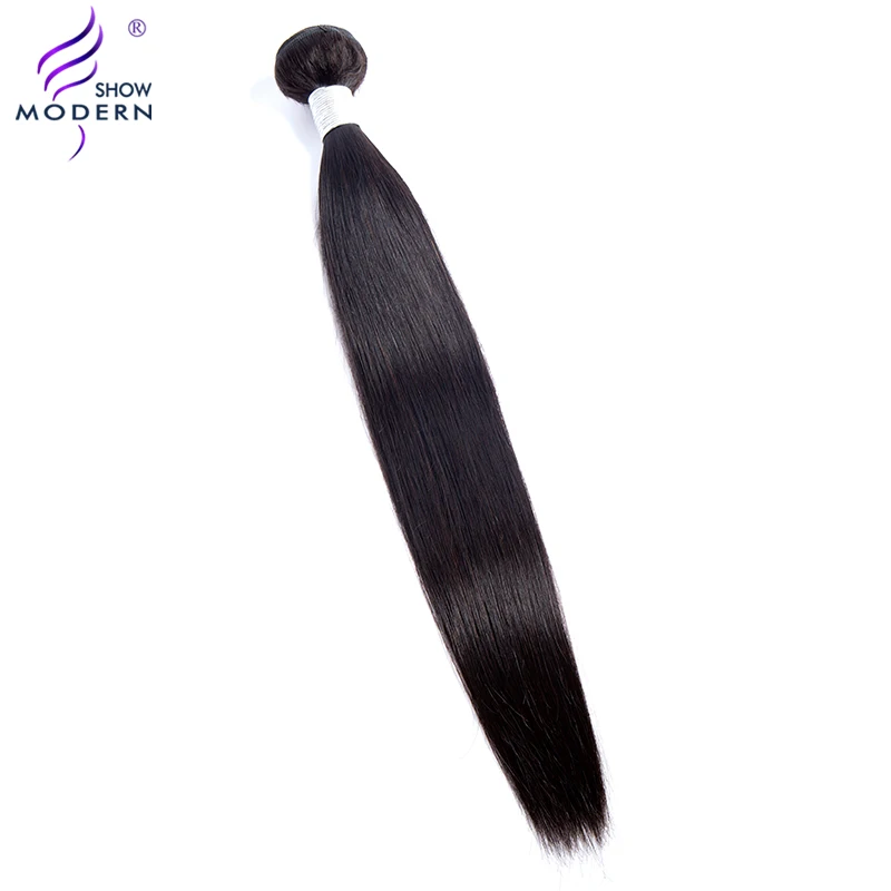Современное шоу 3 пучка перуанские прямые волосы предварительно выщипанные