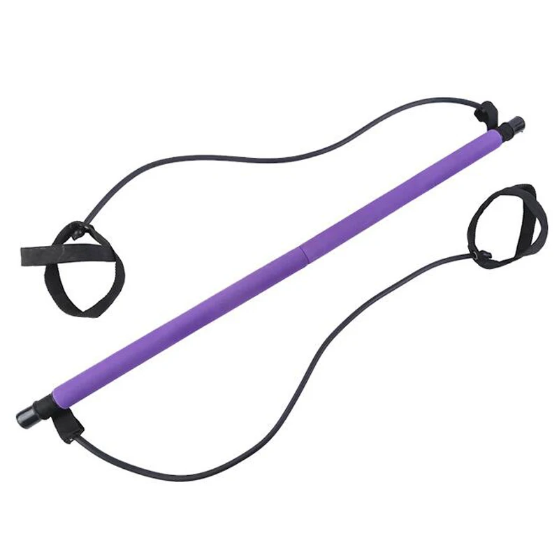 

Yoga Resistance Bands Pilates Stick Bodybuilding Crossfit Gym Rubber Tube Elastic Bands Fitness Equipment Training Exercise
