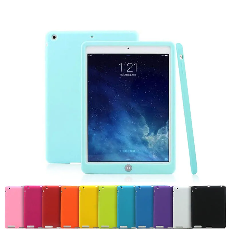 Мягкий силиконовый чехол для планшета iPad 9 7 дюйма ударопрочный бампер с защитой