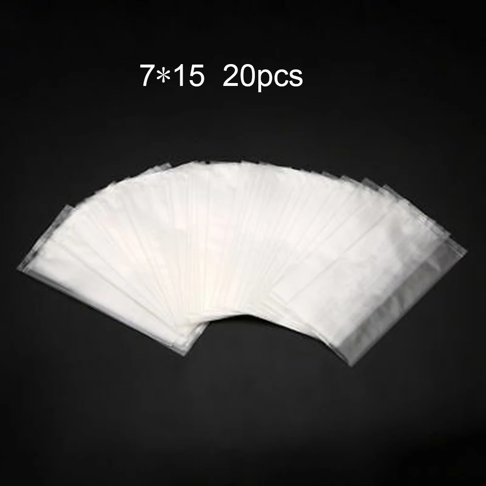 

20pcs High Quality Dissolving Water Soluble PVA Bag Carp Bait Bags Thick Fishing Tackle Simple Fishing Lures Accessory