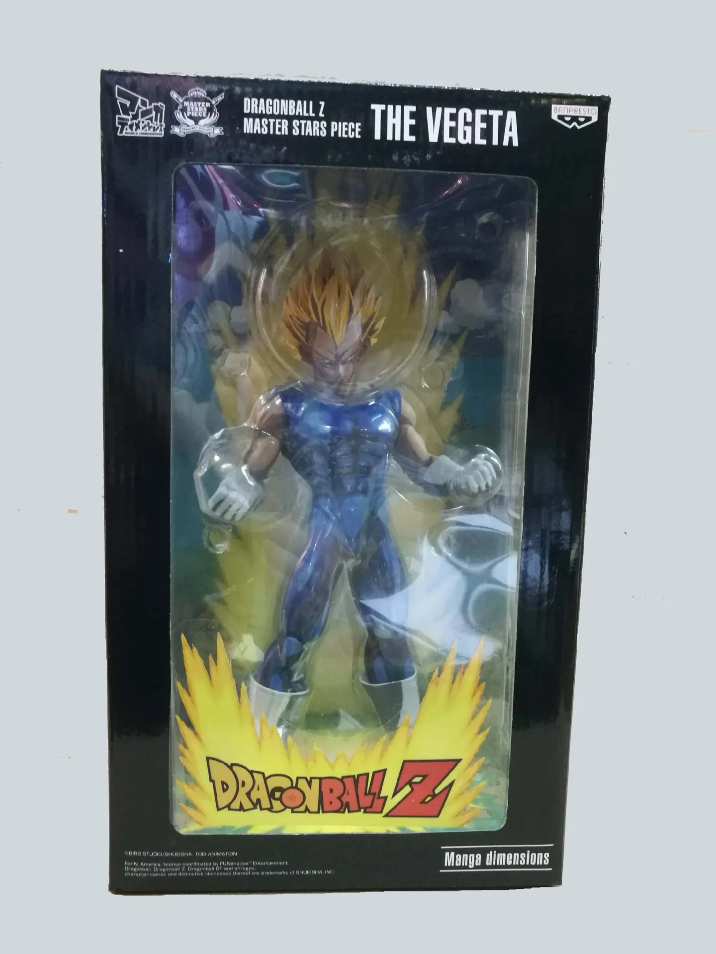 

MSP Anime Peripheral Dragon Ball Super Saiyan Manga Color Vegeta Limited Edition Boxed Figure Model Decoration Toy Gift