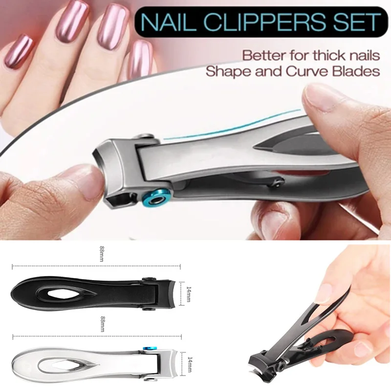 

Nail Clippers for Thick Nails Large Opening Toe Nail Fingernail Household Nail Clippers RP