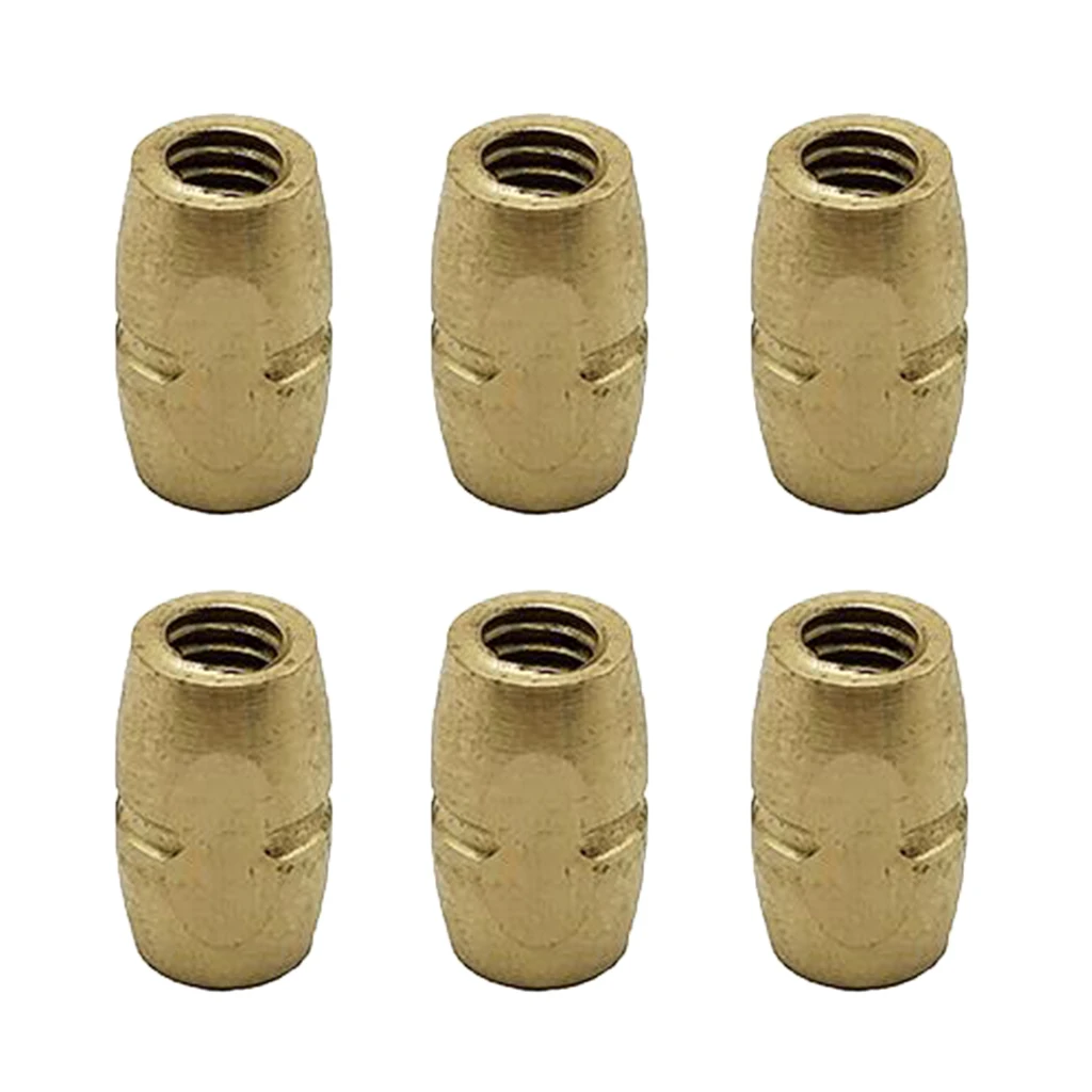 

6Pcs Flute Head Socket Nuts Musical Instrument Spare Parts Accessories
