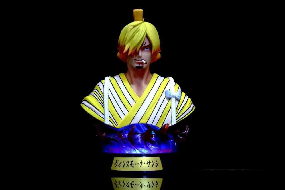 Аниме масштаб 1/8 разрисованная фигурка цельное кимоно ВАО легкое саньцзи бюст