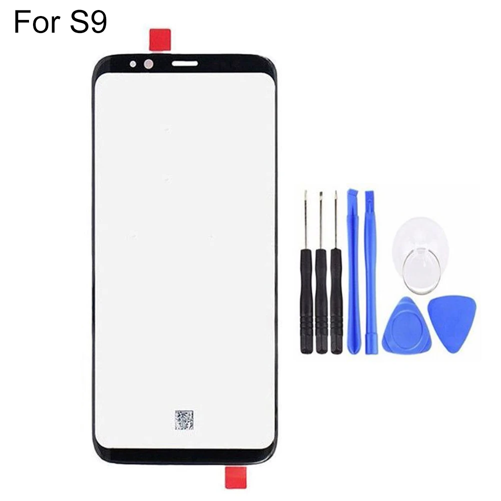 Сменное Переднее стекло для Samsung Galaxy S9 S9Plus переднего экрана внешнее ремонта +