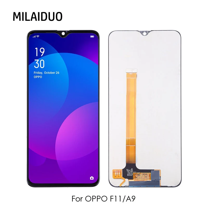 For OPPO F11 A9 CPH1913 CPH1911 LCD Display Touch Screen Assembly Replacement without Frame AAA Quality 6.53 inch | Мобильные