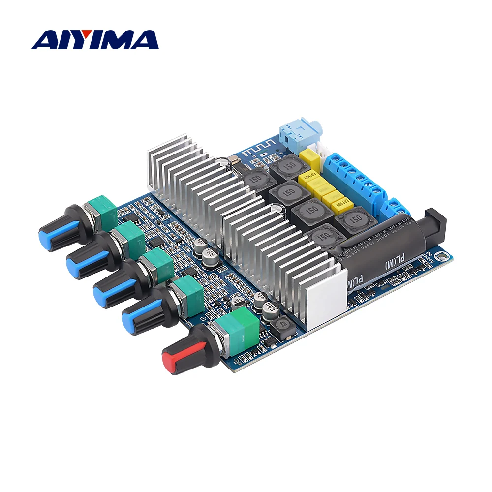 AIYIMA аудио TPA3116 усилитель сабвуфера 2 1 HIFI стерео цифровая мощность Bluetooth