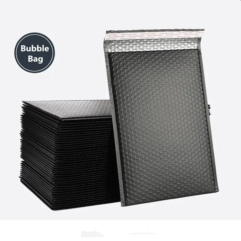 Черный/розовое золото Цвет конверты пузыря Polymailer уплотнения собственной