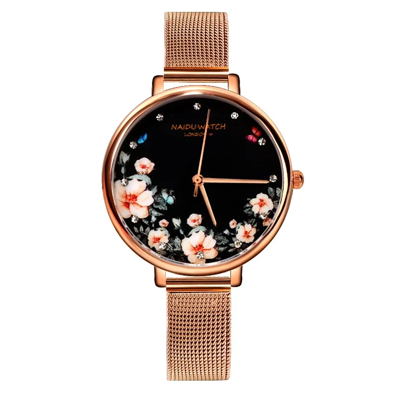 

LOLIA Women Watch Ultra Strap Luxury Women Wristwatch Classic Flower Style Female Ladies Watch Dress reloj mujer zegarek damski