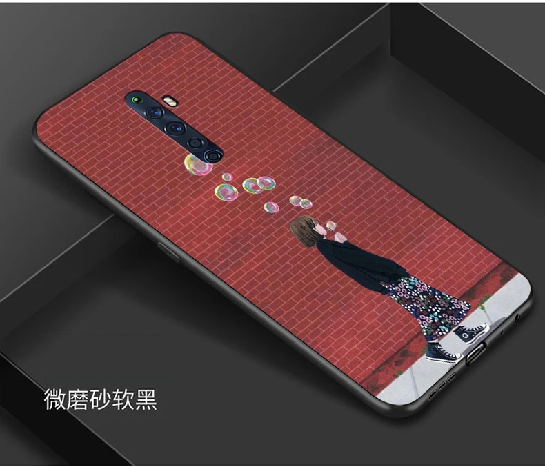 Для OPPO Reno2 Z чехол милый мультяшный Мягкий силиконовый чехол для OPPO Reno 2Z 2 Z чехол для телефона s черный бампер Капа для OPPO Reno2Z - Цвет: 34