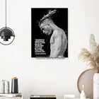 Цитаты XXXTentacion постер и печать на холсте с изображением звезды певицы настенные картины для украшения гостиной домашний декор