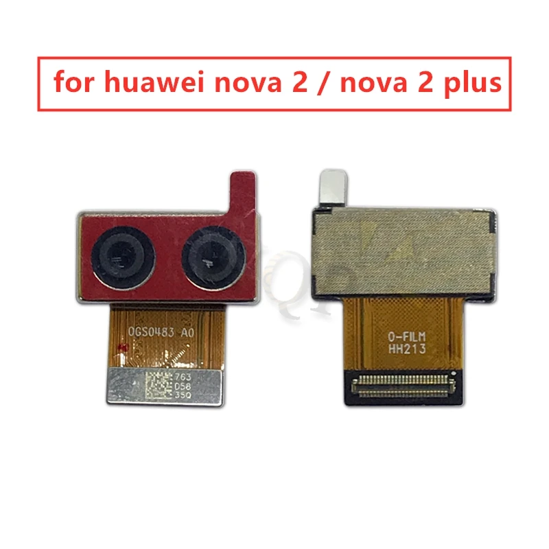 

Для задней камеры huawei nova 2, модуль большой задней основной камеры, гибкий кабель, сборка nova 2 plus, замена, ремонт, запасные части, тест