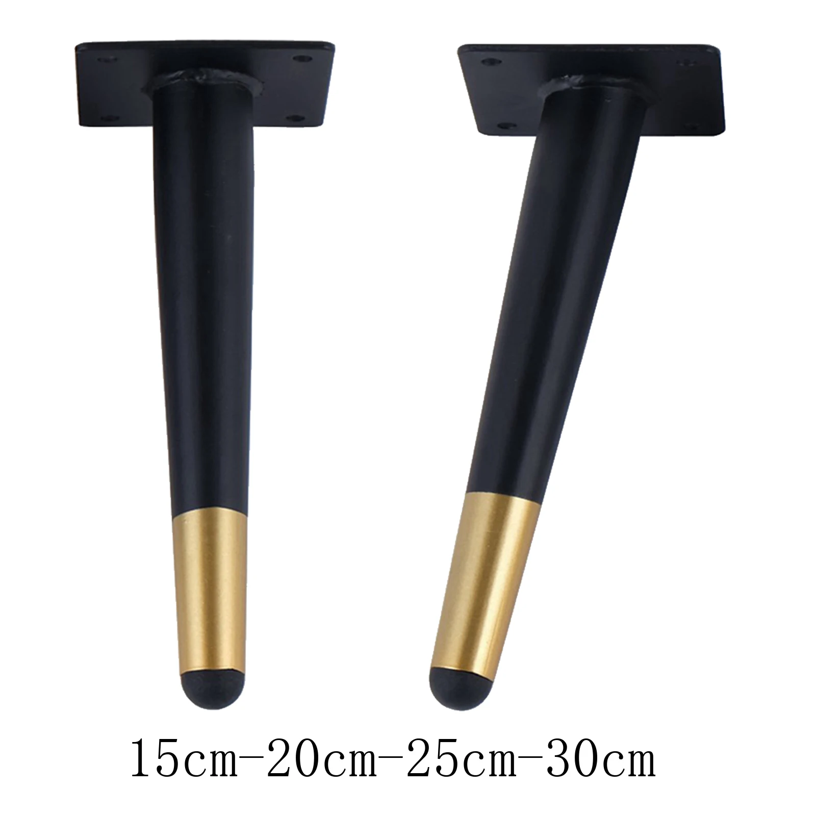 

Metal Furniture Legs Tapered Feet for Sofa Couch Ottoman Stool 10-30CM