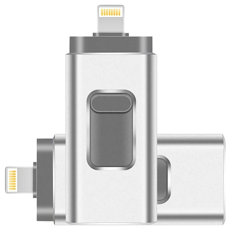 IPhone USB флэш-накопитель 32 Гб OTG Флешка 64 ГБ флеш-память ручка Usb ключ 3,0 для iPhone Android сотовый телефон Micro USB 512 ГБ