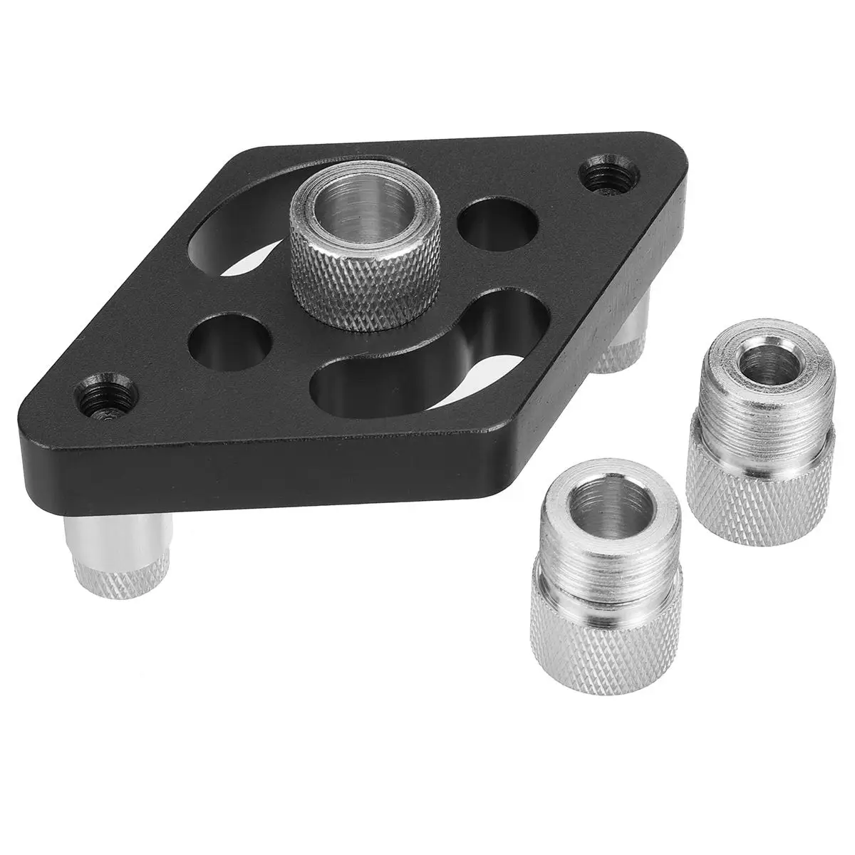 

6/8/10mm Woodworking Pocket Hole Jig Aluminum Alloy Dowel Jig Wood Panel Puncher Hole Locators Woodworking Tool