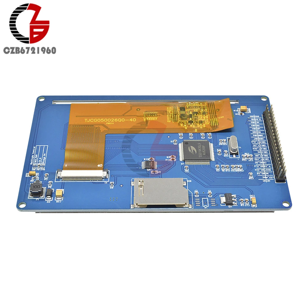 Плата контроллера с сенсорной панелью SD-карты для Arduino 51 AVR STM32 5 дюймов 0*800 TFT