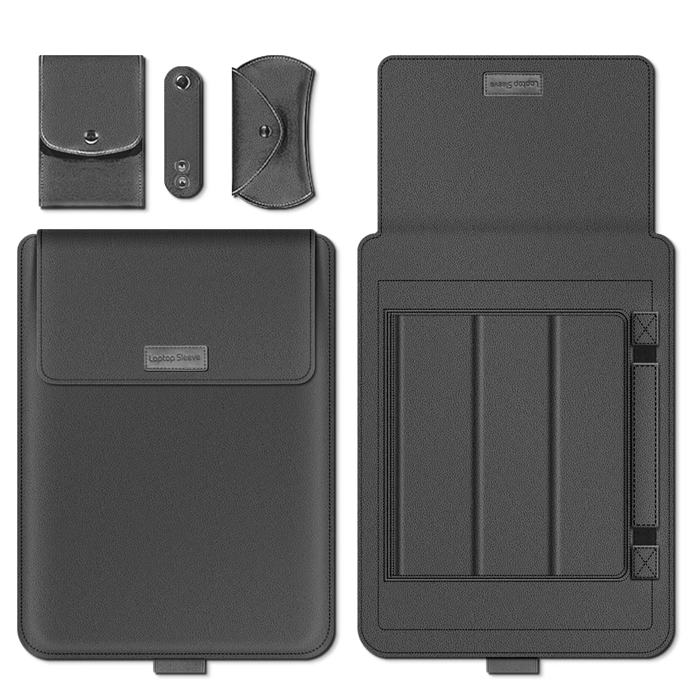 Сумка для ноутбука Macbook Air Pro Retina 11 12 13 14 15 6 дюймов чехол из искусственной кожи Xiaomi