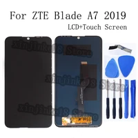 6 09 original for zte blade a7 2019 lcd display touch screen digitizer assembly accessories for zte a7 2019 phone repair parts