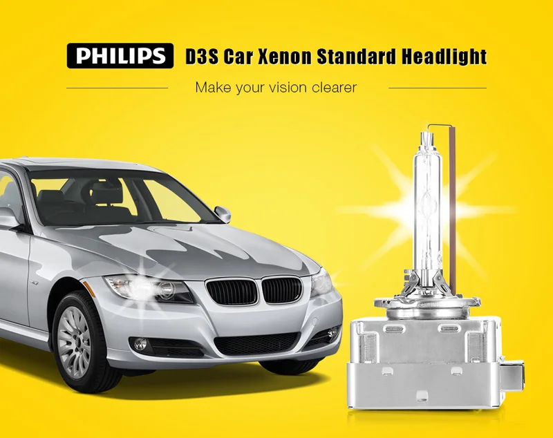 Автомобильная лампа Philips HID D3S 35 вт 4200 к 1 шт.|Лампы для автомобильных фар