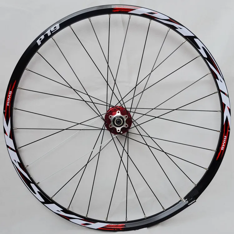 PASAK MTB горный велосипед спереди 2 сзади 4 герметичные подшипники сплава ступицы колеса колесные диски - Цвет: 27.5inch rear black