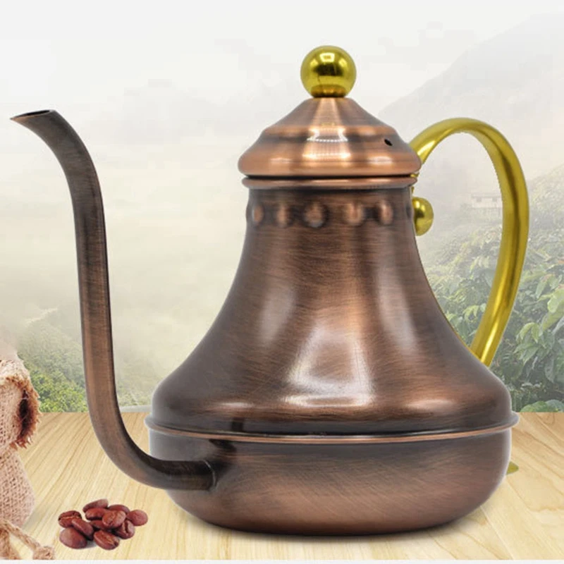 Винтажный ручной капельный кофе гусиная шея носик горшок с длинной ручкой