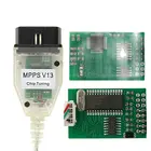 ECU Программатор MPPS V13.02 OBD2 кабель SMPS MPPS V13 ECU чип инструмент для настройки USB диагностический интерфейс ECU flash Remapper