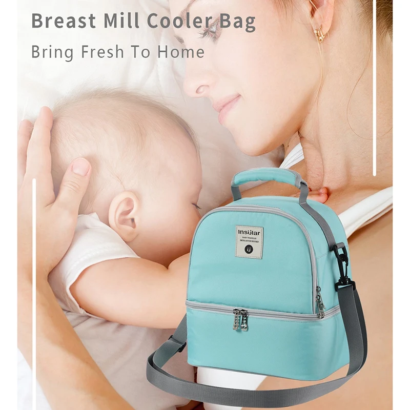 

INSULAR Mummy Diaper Backpack Milk Food Storage Thermal Bag Warmer Drinks Cool Travel Backpack