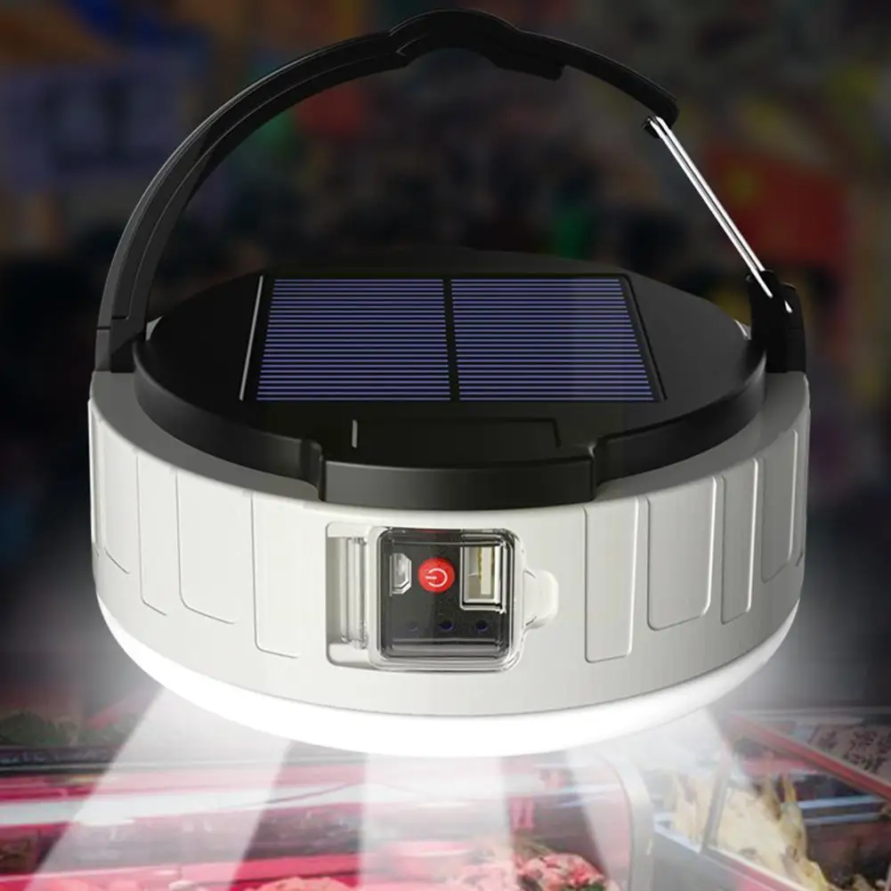 

USB Solar Camping Light Outdoor with Remote Control Lamp Cellphone Waterproof Hiking Light For Camping Hanging Tent Emergen Z1V5
