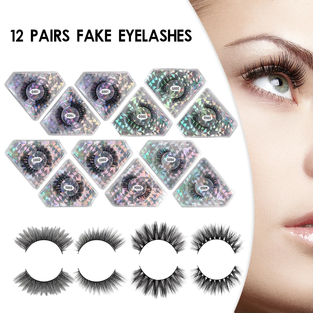 

Многоразовые Накладные ресницы ручной работы, 4 вида, 5D, для женщин и девушек, подарок для самостоятельной сборки, мягкие, простые в использо...