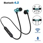 Новые магнитные Bluetooth-наушники, Спортивная Bluetooth-гарнитура, наушники-вкладыши с микрофоном, стерео гарнитура, наушники
