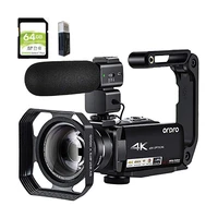 video camera 4k camcorder professional for youtube live streaming ordro ac7 10x optical zoom vlog cameras blogger filming