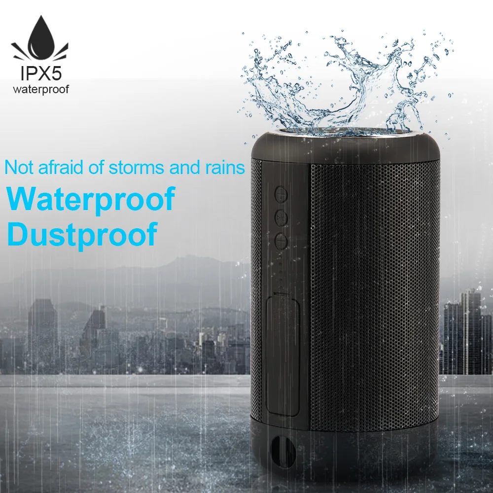 Bluetooth колонка водостойкая IPX5 12 часов воспроизведения|Портативные колонки| |