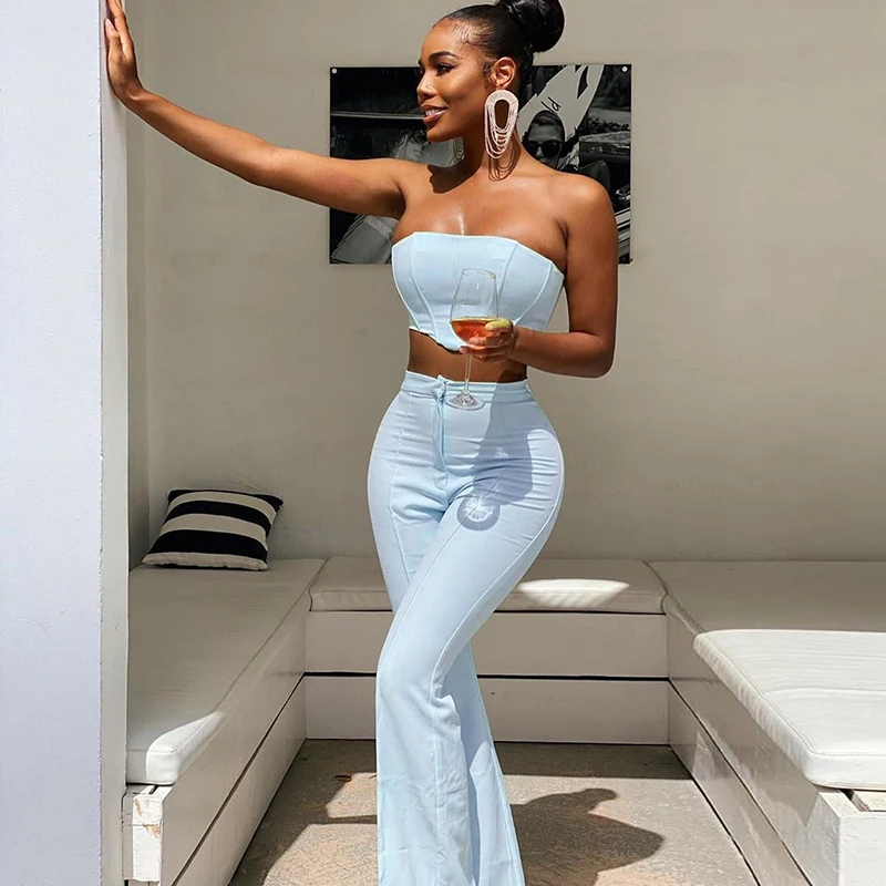 Sibybo/черный женский комплект 2 шт. спортивный костюм Элегантный укороченный топ с