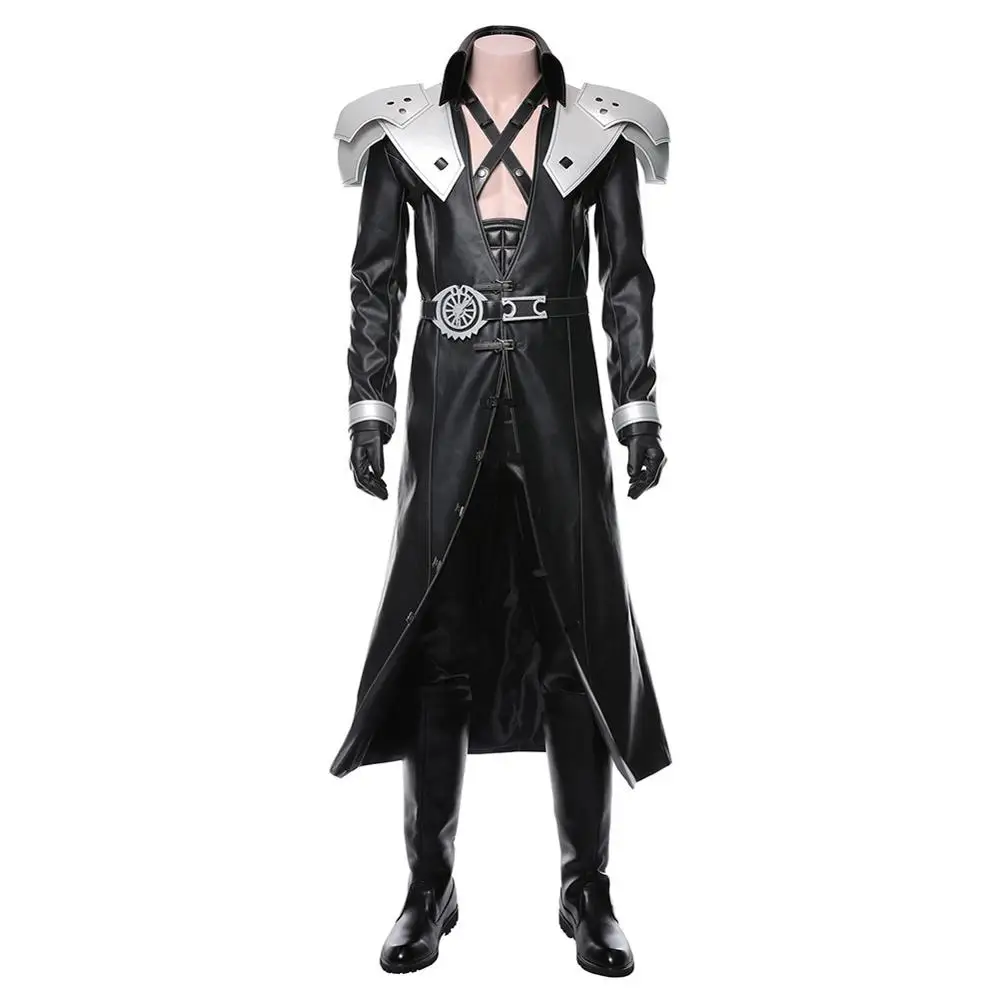 

Sephiroth Cosplay Final Fantasy VII: Remake Costume Trench Coat Outfit Adult Men Halloween Carnival Costumes