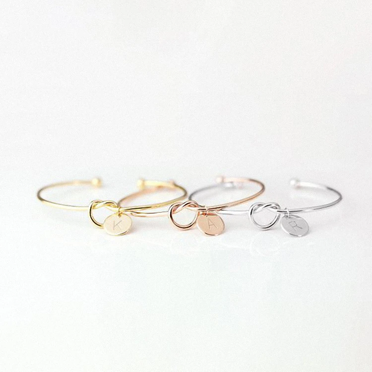 FIONTO модный медный браслет для влюбленных Женщин розовое золото/серебро