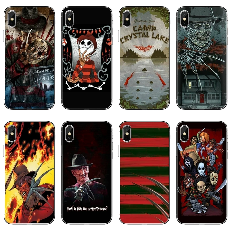 Силиконовый чехол Coque для Xiaomi Mi 9 8 SE Pro A2 Lite 6X 5 4 A3 A1 Note Max Mix 2 3 Pocophone F1 Freddy Krueger с