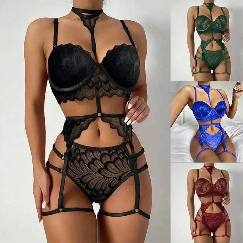 

Sexy Playsuit Plus Size Bodysuit Women Ladies Strap Lace Crochet Cutout Body Woman Lingerie Bodysuits Embroidery Jumpsuit Skinny