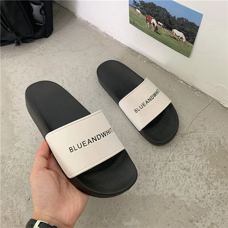 

Simple letter summer home antiskid home soft bottom home thick bottom sandal women's fashion