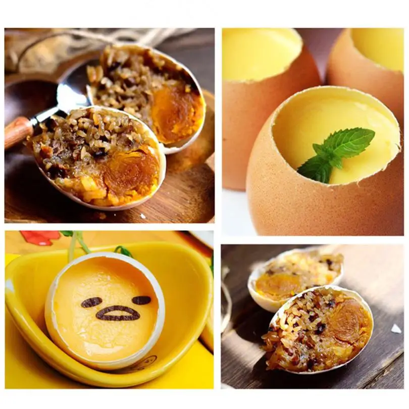 

Stainless Steel Egg Scissors Boiled Egg Topper Shell Cutter Knocker Raw Egg Cracker Separator Egg Opener Kitchen Gadgets