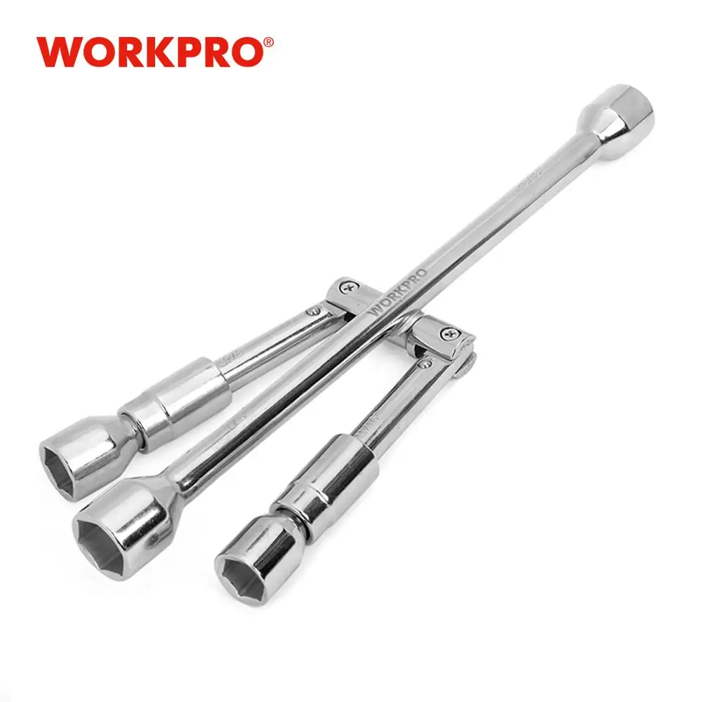 WORKPRO торцевой гаечный ключ крестовой 4 способа складной автомобиля Инструменты