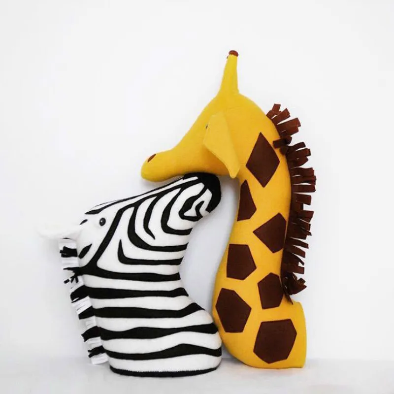 Милый Декор для комнаты маленькой девочки мягкие плюшевые игрушки животные