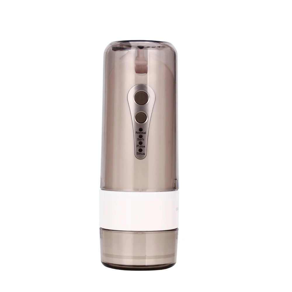 AZDENT AZ-008, дорожный ирригатор для полости рта, зубная нить, USB Перезаряжаемый, складной, водонепроницаемый, 4 режима, струя воды, Флоссер, 210 мл, подарок, 5 насадок