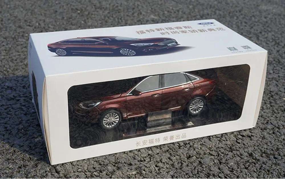 1/18 масштаб Ford ESCORT коричневый литой автомобиль Модель Коллекция игрушек подарок