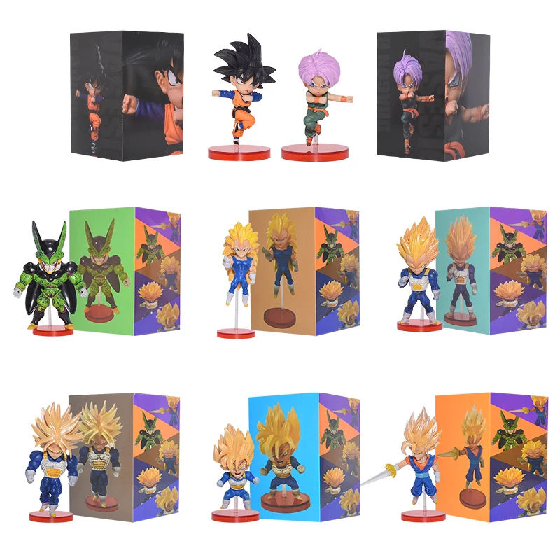 8 стилей Драконий жемчуг Z Goku Вегета Готен ствол мобильный Evolve Q Ver. Экшн-фигурка