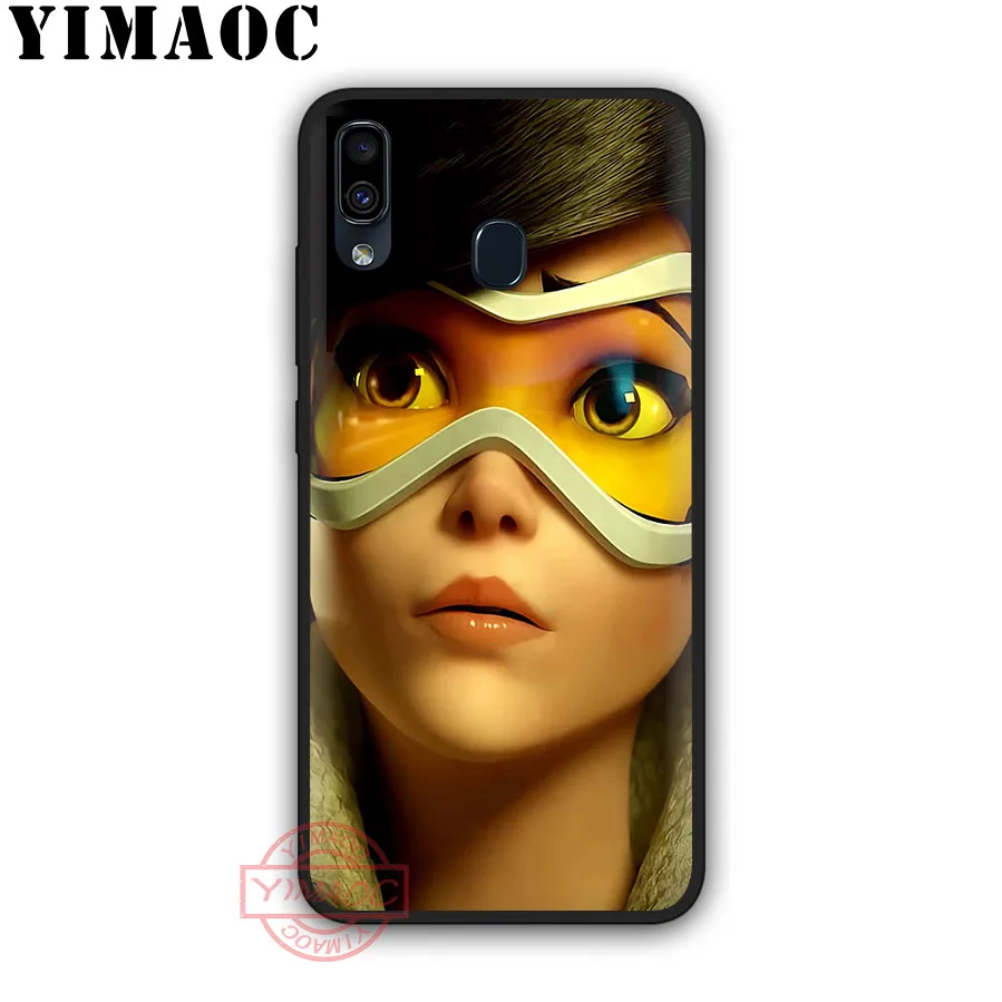 Чехол YIMAOC Overwatch Tracer 76 Pharah OW Genji для Samsung A10s A20s A30s A40s A50s A60 A70 A6 A7 A8 A9 J6 M10 M20 M30 40 чехлы |