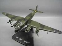 diecast alloy plane model 1144 scale world war ii german classic bombers fw200c 4 condor aircraft airplane toys f collectible